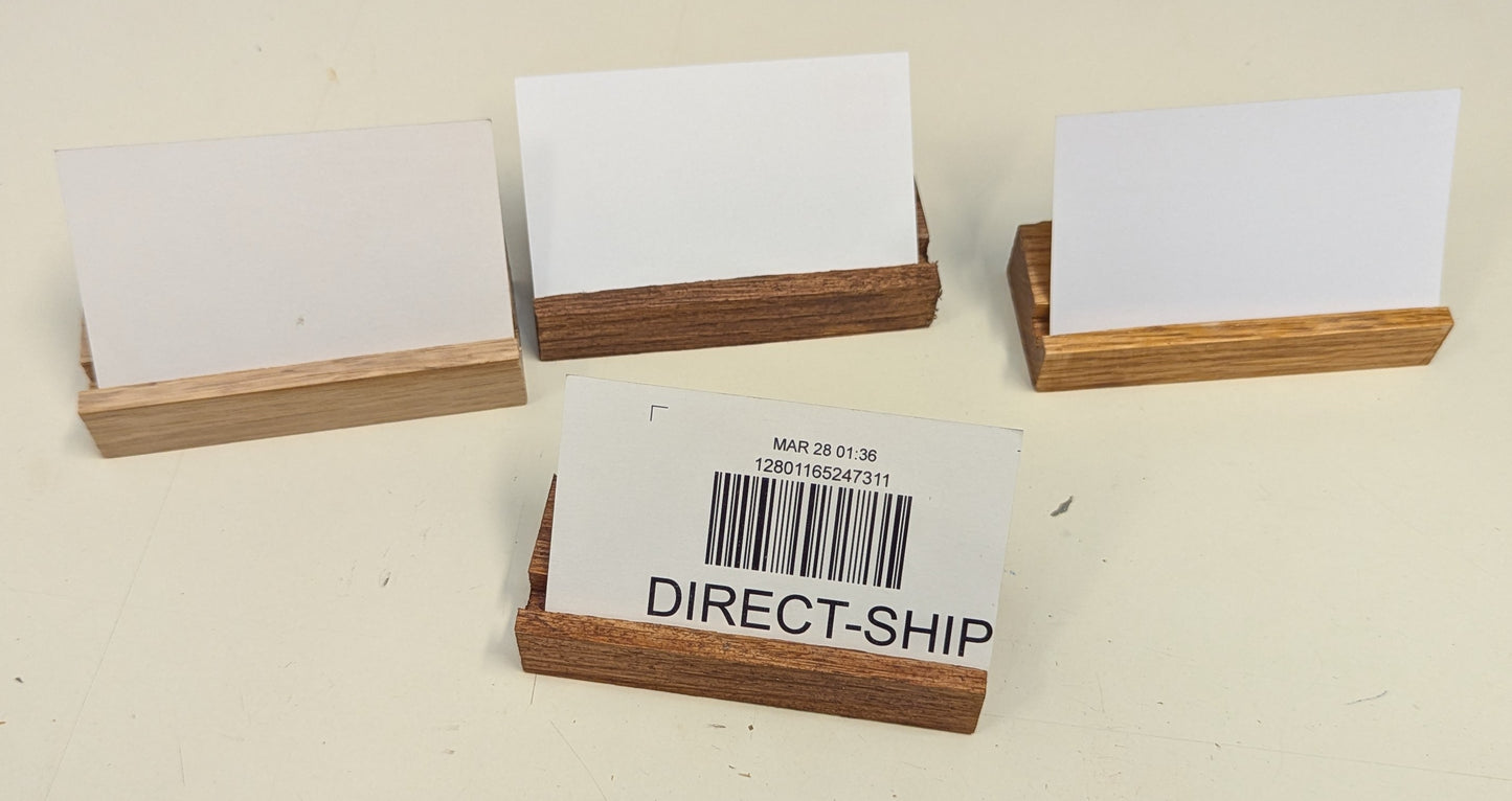 small business card stand