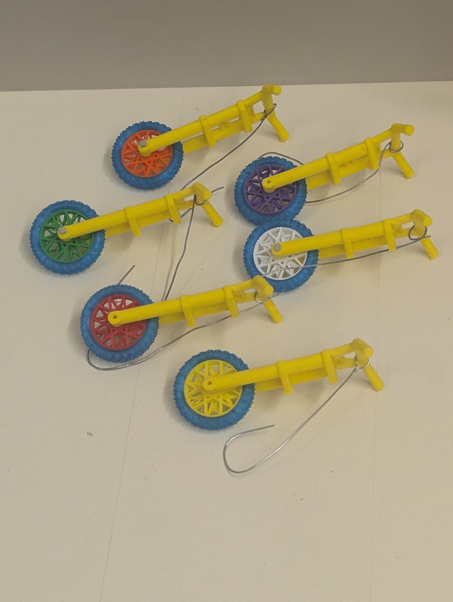 Christmas hanging ornament Front dirt bike