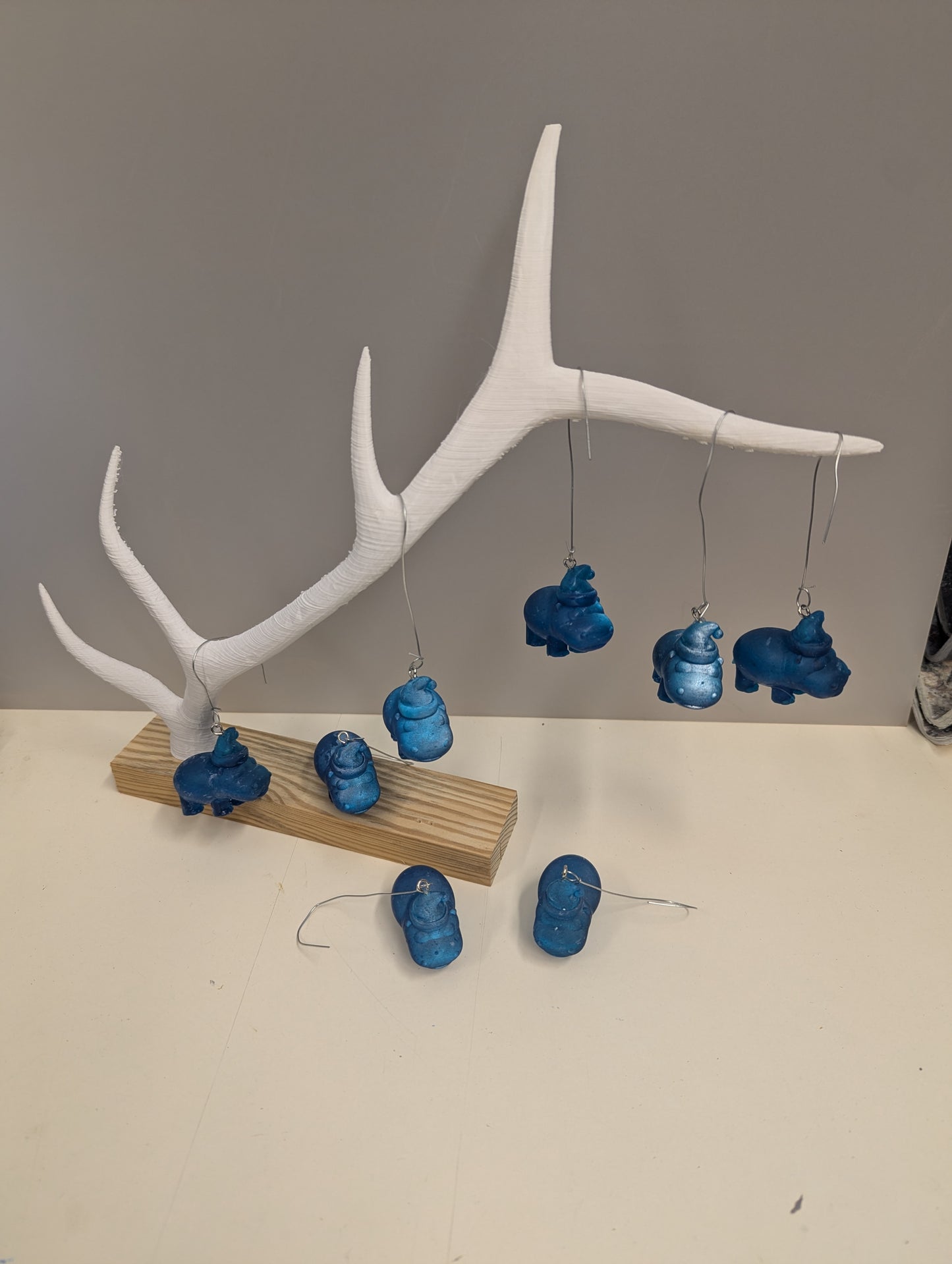 Christmas ornaments, Hippopotomus for christmas