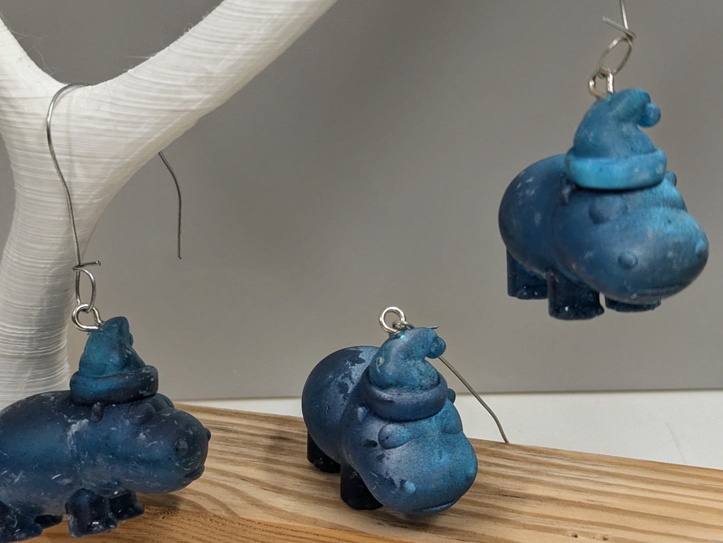 Christmas ornaments, Hippopotomus for christmas