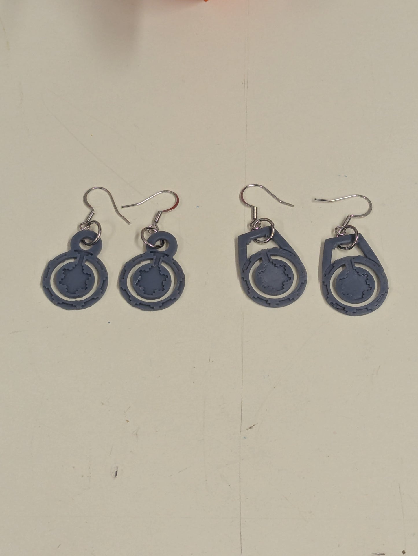 Navajo basket design earrings