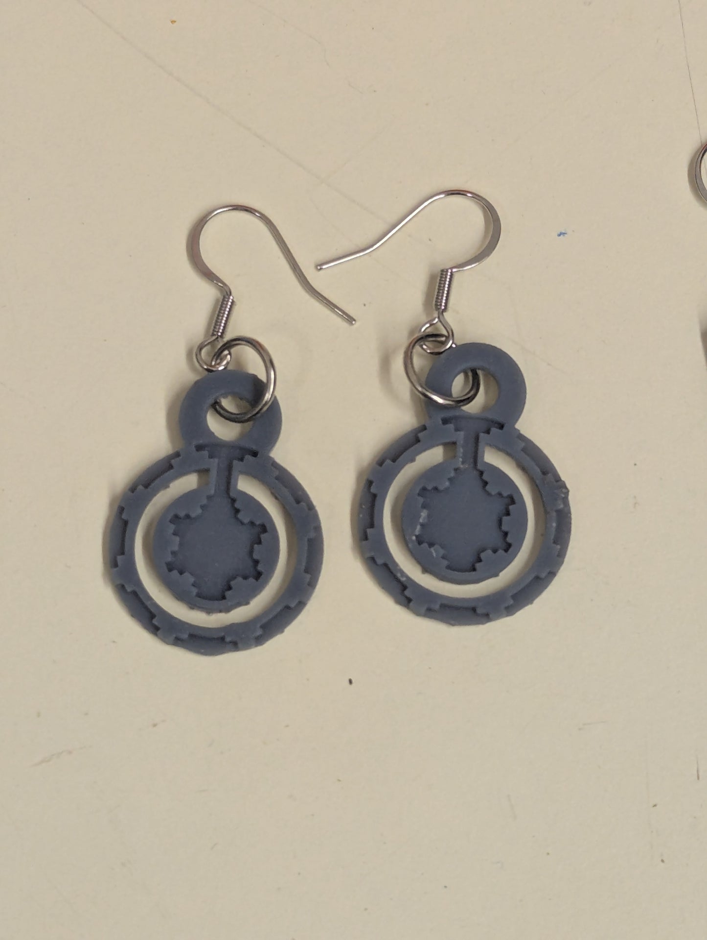 Navajo basket design earrings