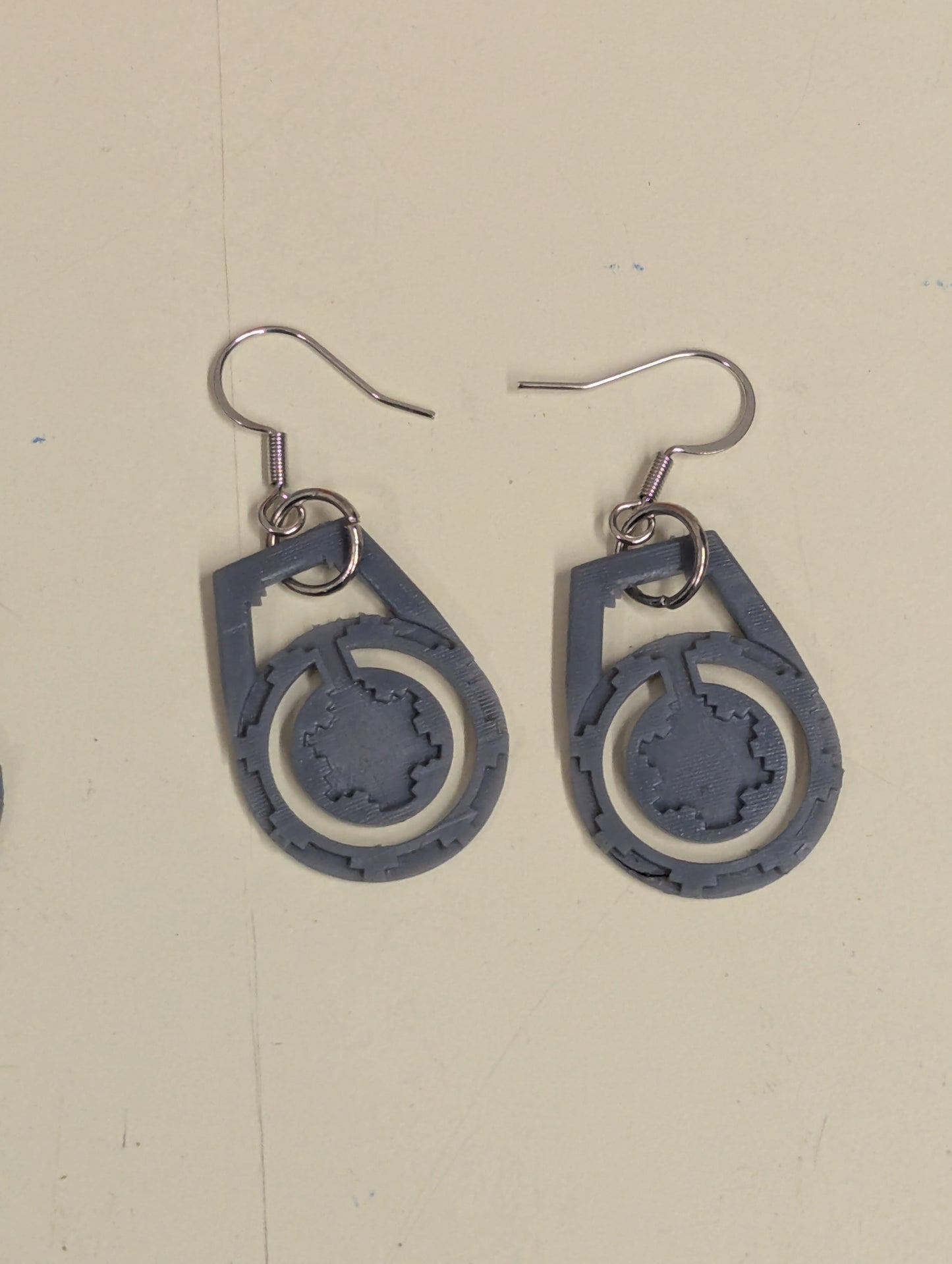 Navajo basket design earrings