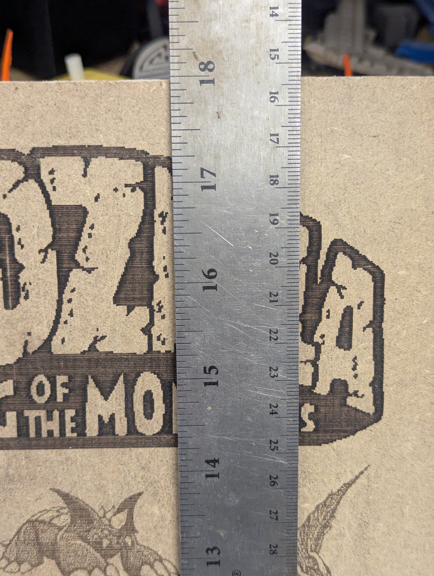 Wood burn godzilla king of the monsters