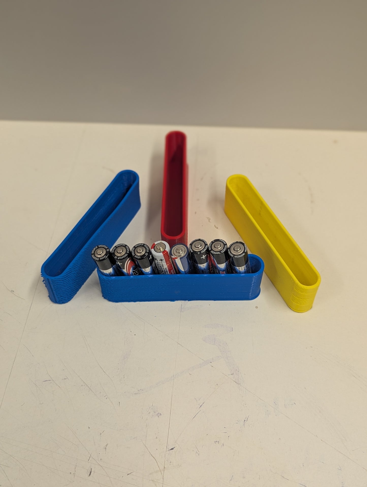 3D printed AAA battery organizer
