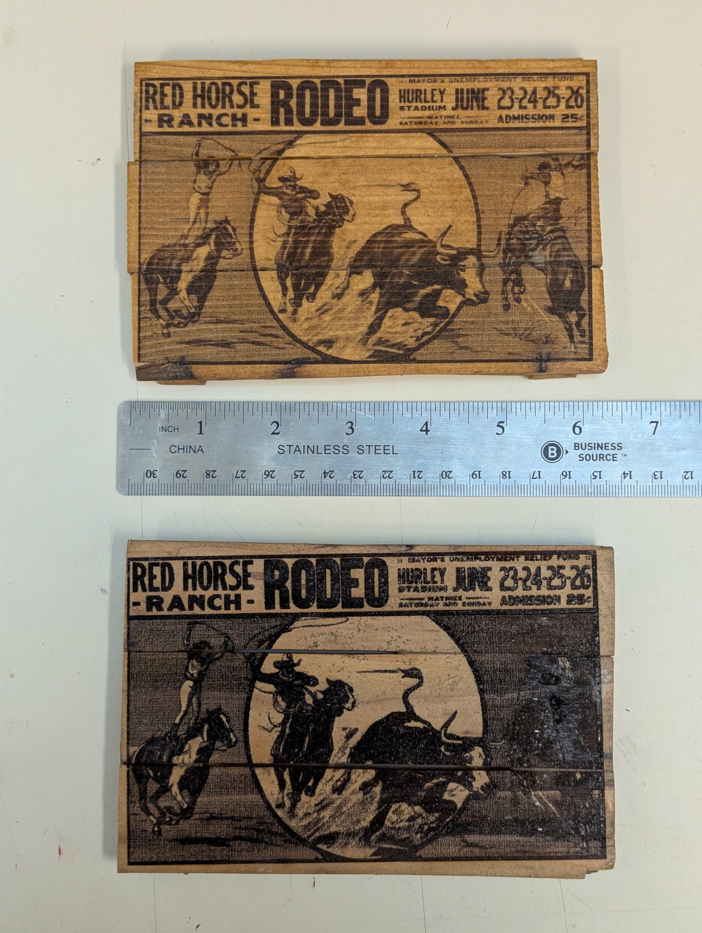 wood hot pad country theme