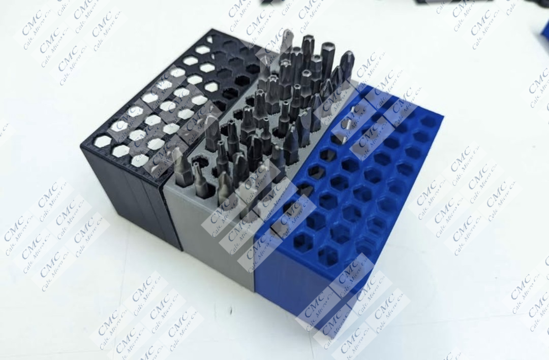 3D printed drill bits extension organizer tall