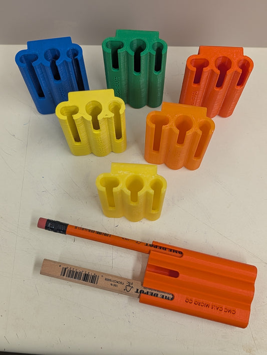 3d printed construction pencils and Marker holder