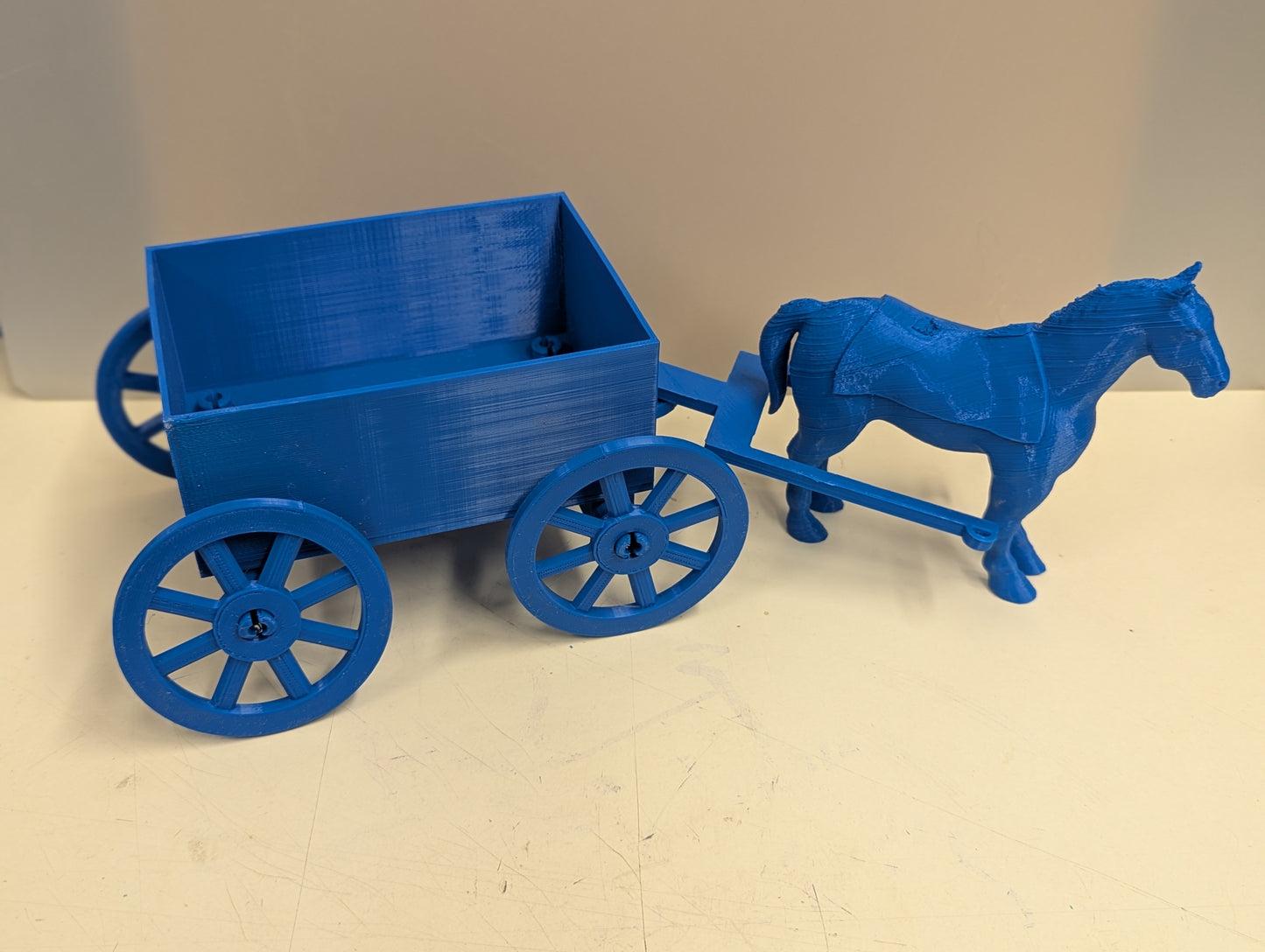 3d printed Navajo horse carriage