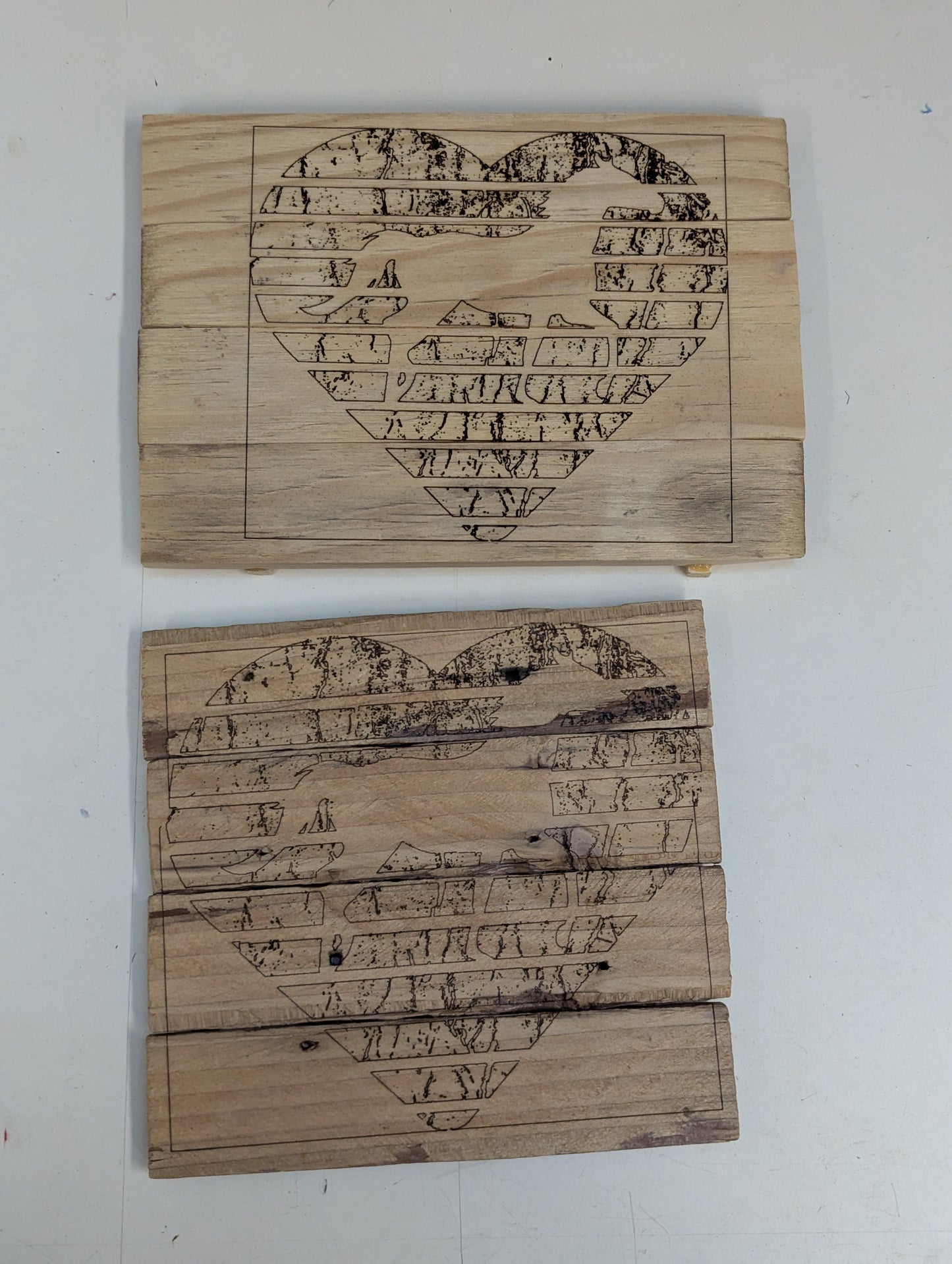 wood hot pad country theme