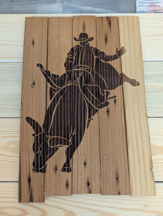 Wood burn rodeo