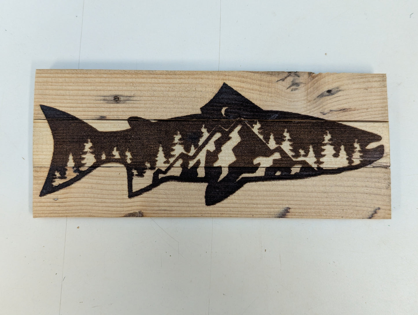 wood hot pad country theme