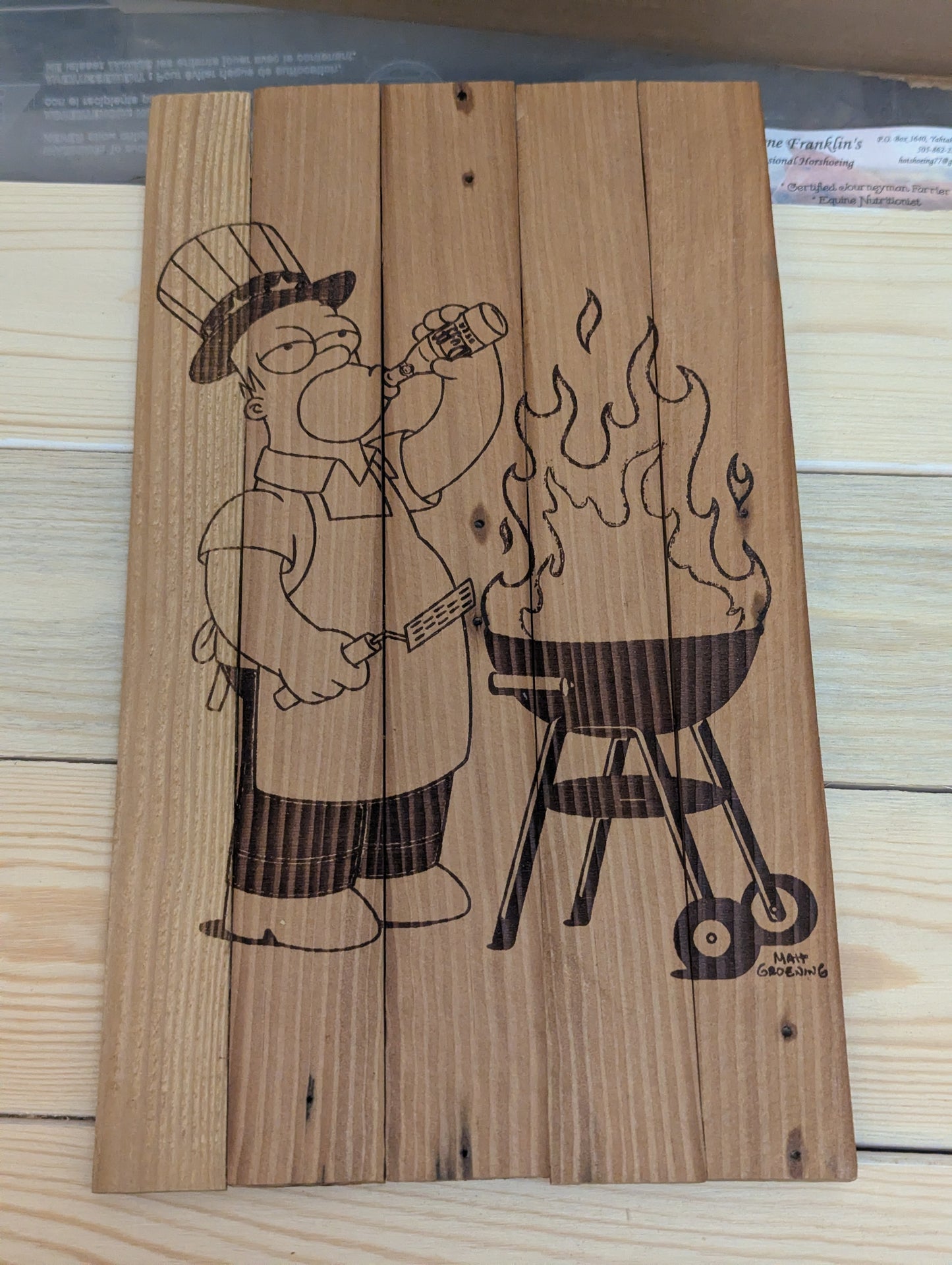 Hot plate Homer Simpsons cookout