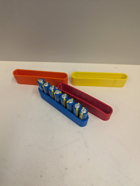 3d printed AA battery bin