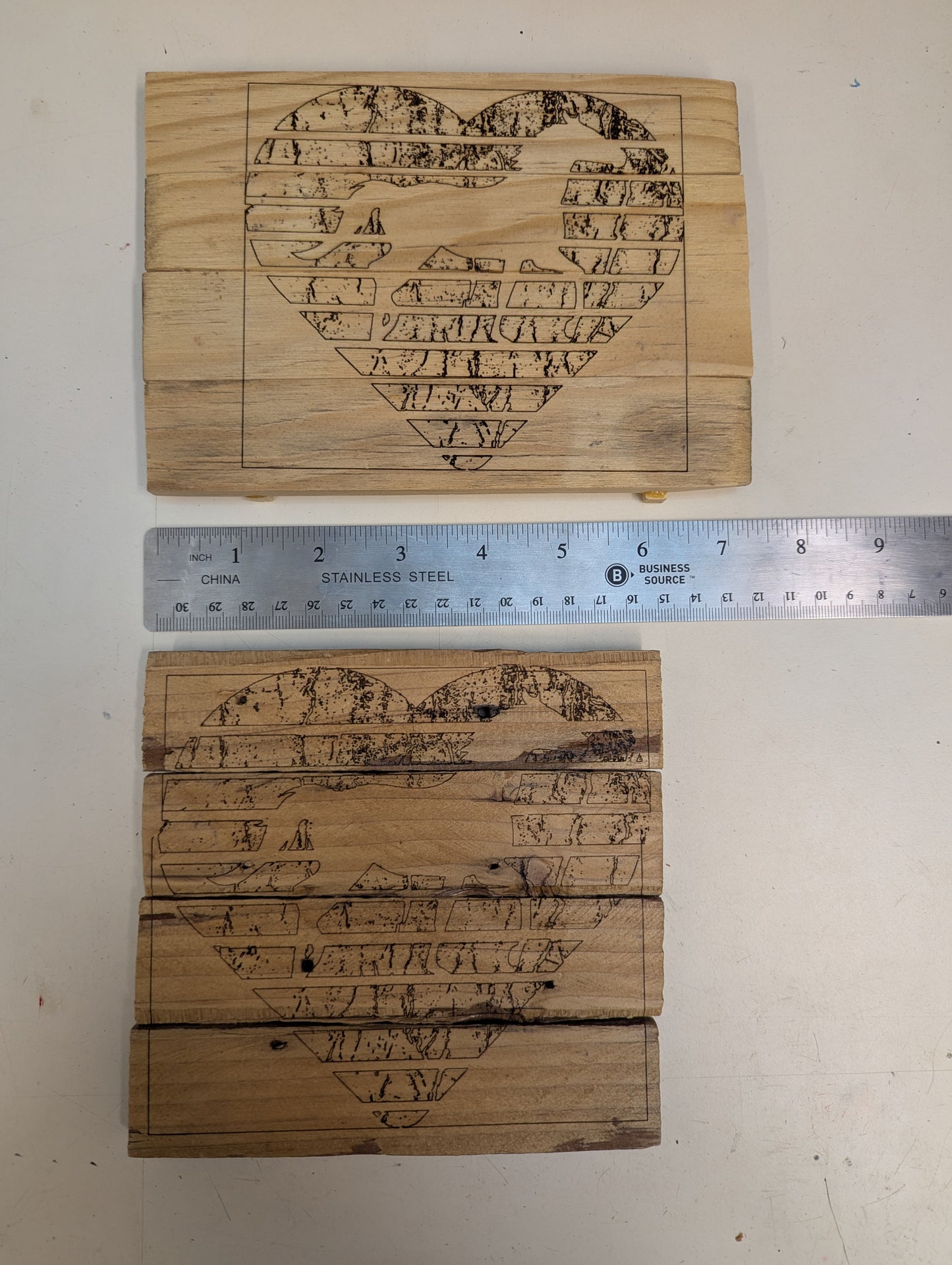 wood hot pad country theme