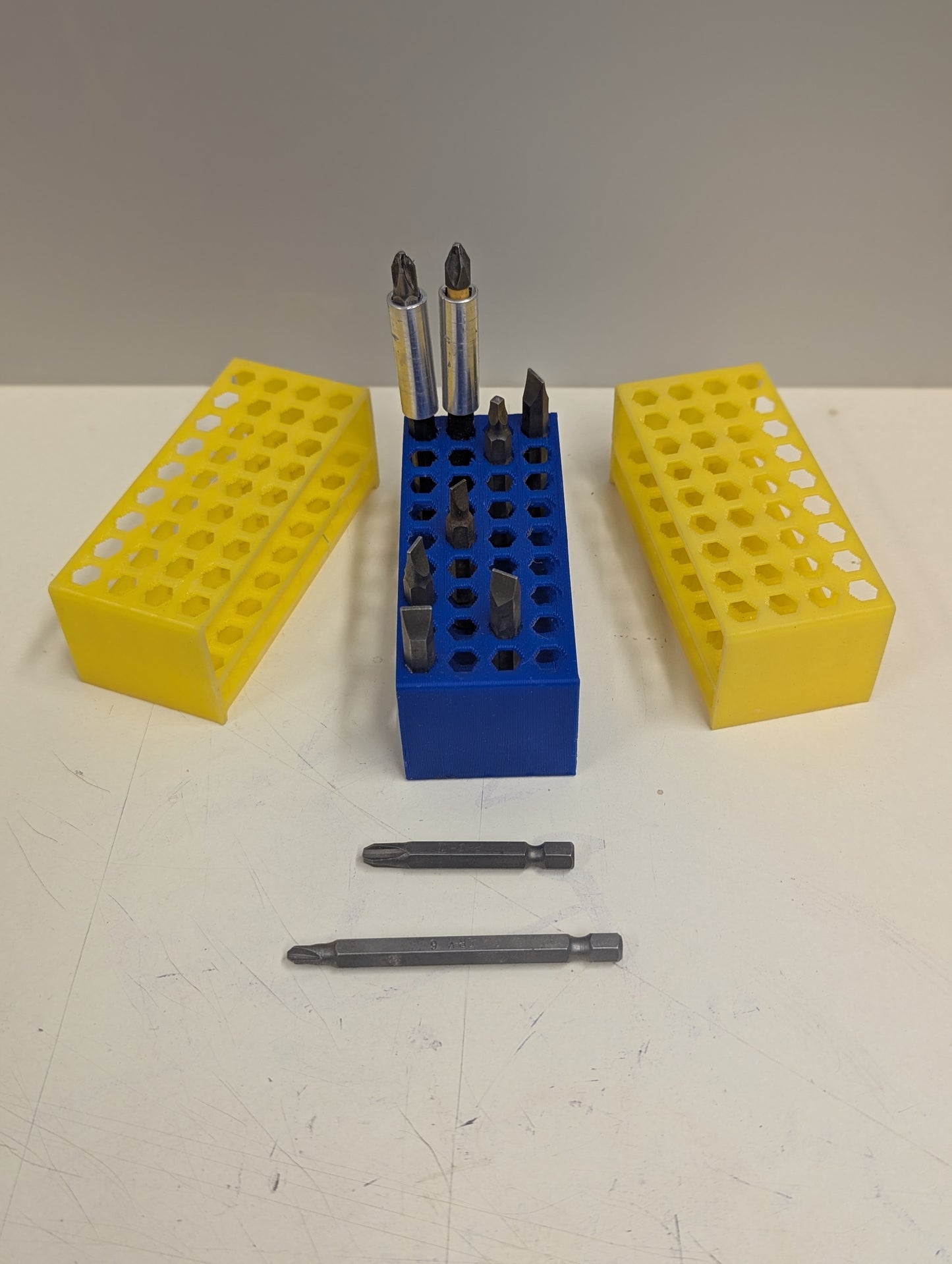 3d printed medium size drill bits organizer