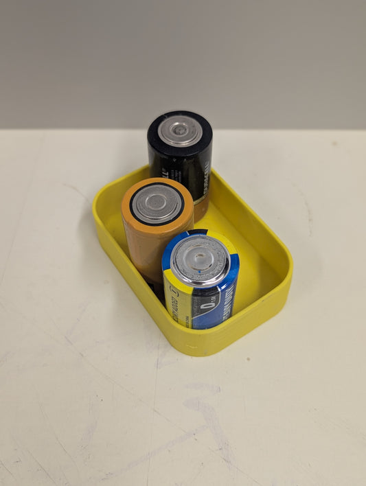 3D Printed D battery organizer