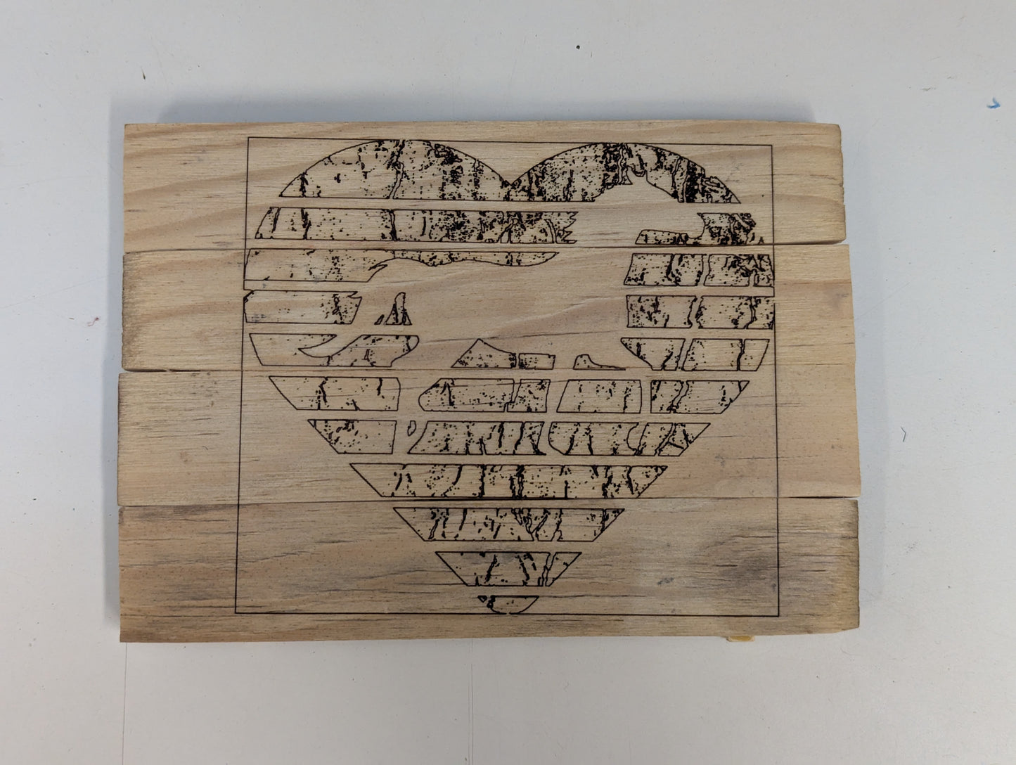 wood hot pad country theme