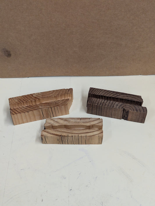 Wood business card holder