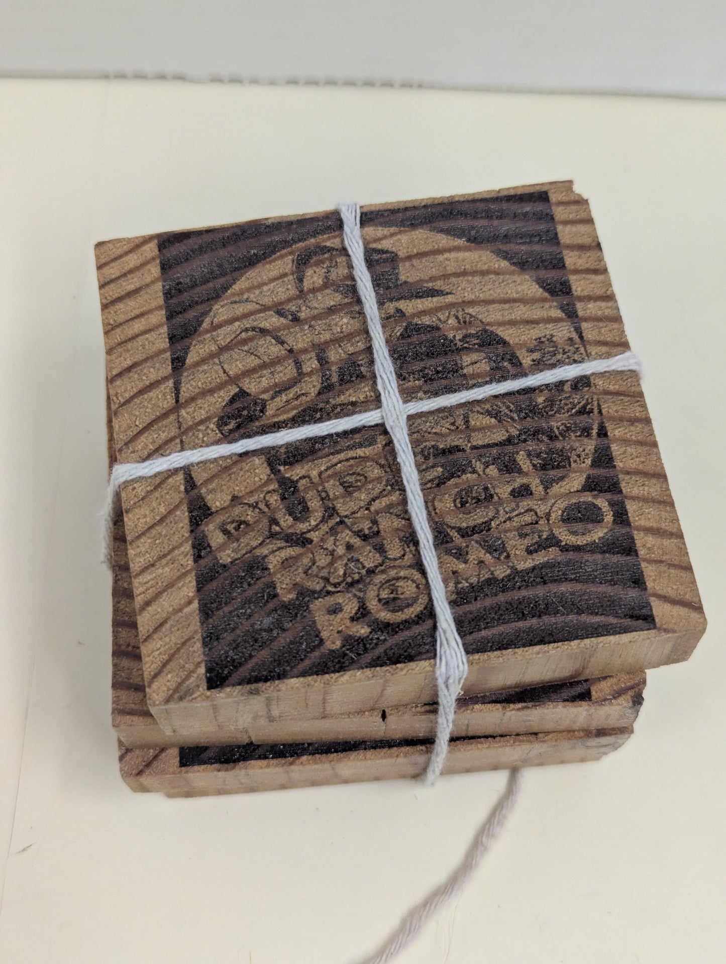 wood coasters country theme