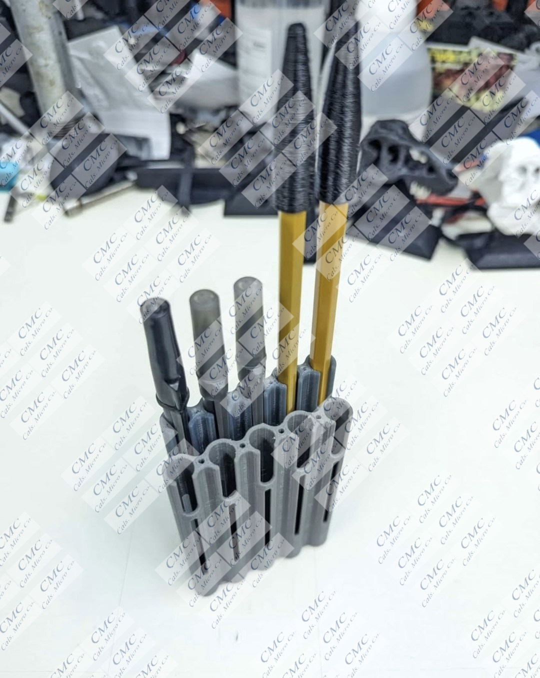 3d printed open end pencil/no. 2 pens case