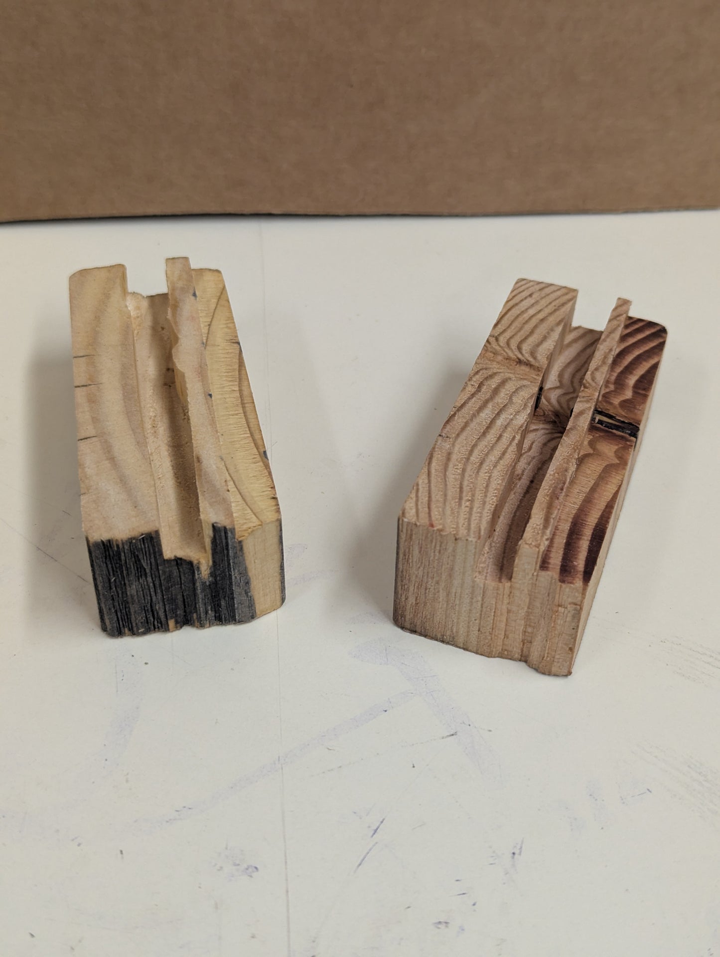 Wood business card holder