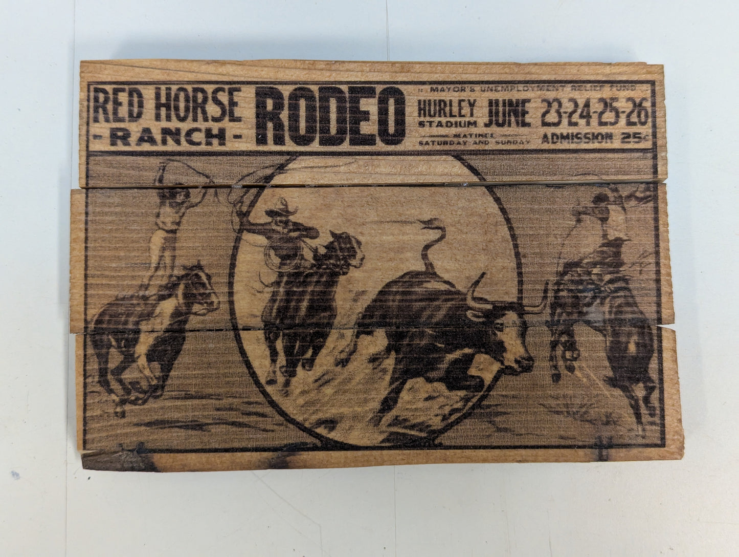 wood hot pad country theme