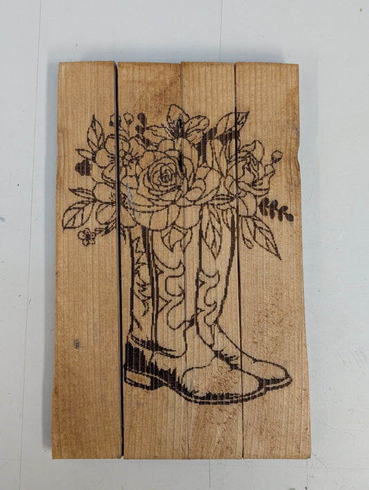 wood hot pad country