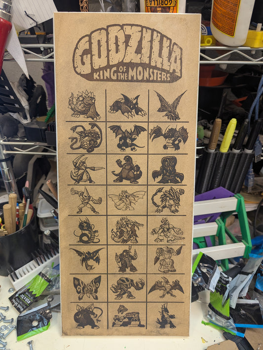 Godzilla king of monsters wall mount decor