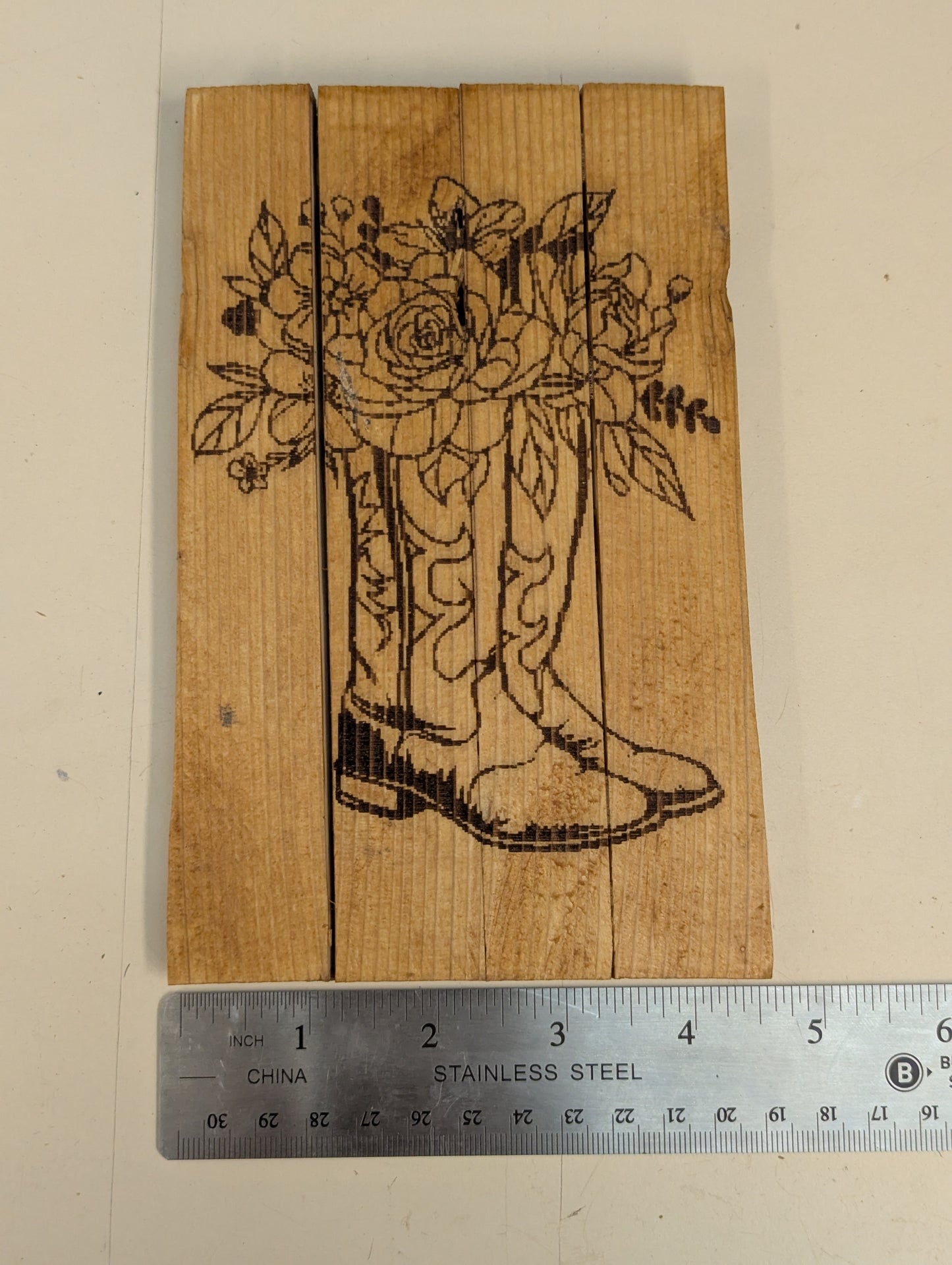 wood hot pad country